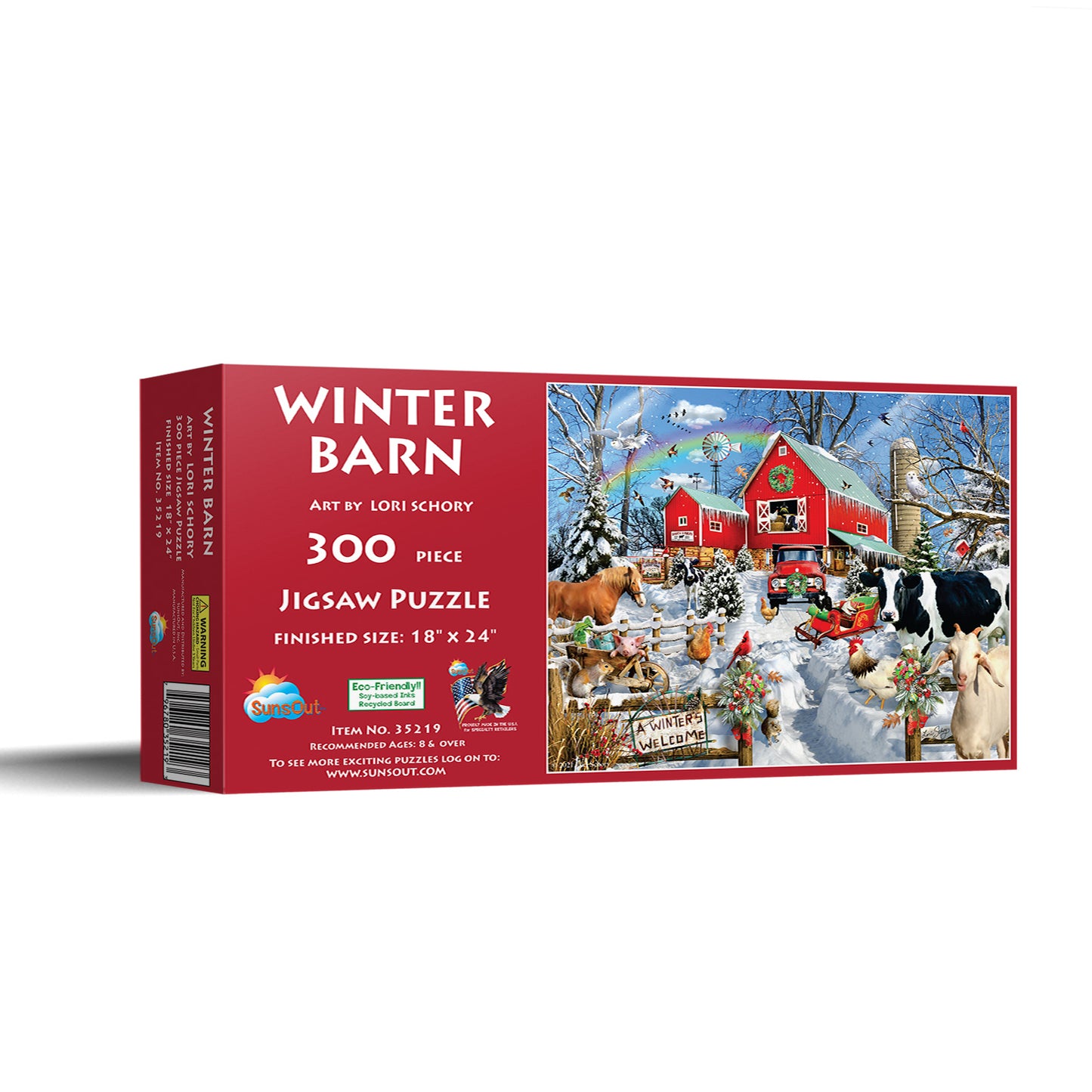 Winter Barn - 300 Piece Jigsaw Puzzle
