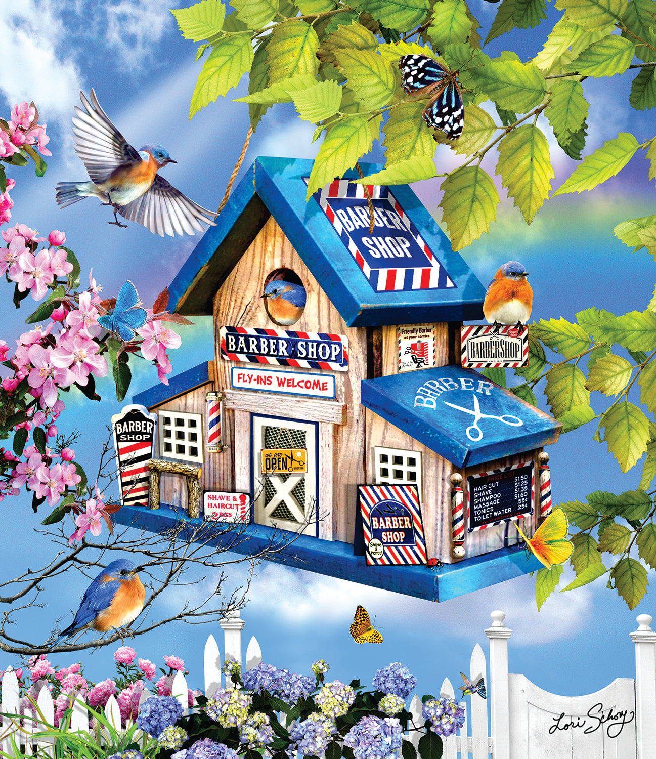 Barber Shop - 550 Piece Jigsaw Puzzle