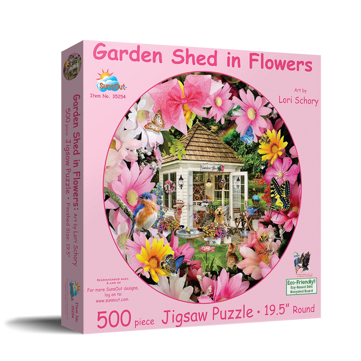 Garden Shed in Flower - 500 Piece Jigsaw Puzzle