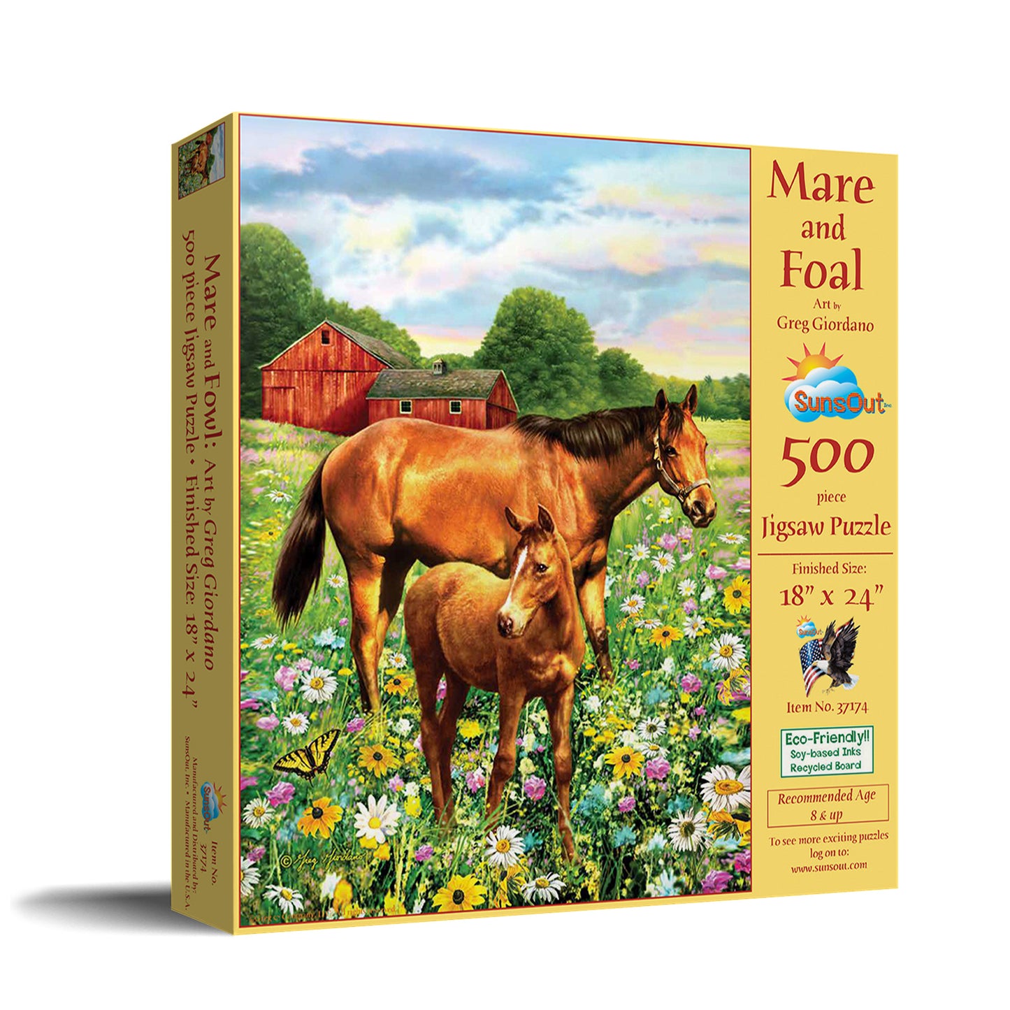 Mare and Foal - 500 Piece Jigsaw Puzzle