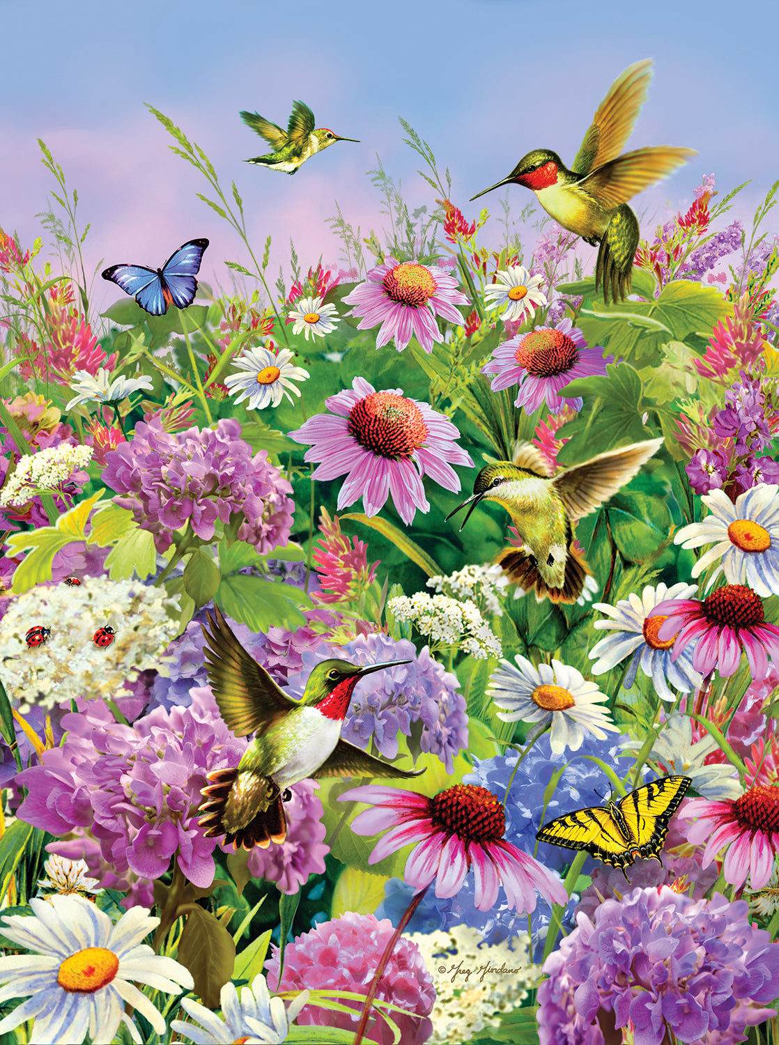 Garden Flight - 300 Piece Jigsaw Puzzle