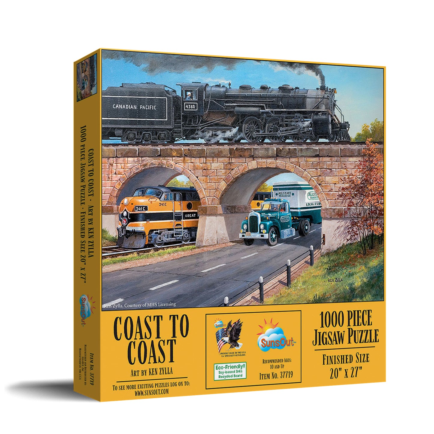 Coast to Coast 1000 - 1000 Piece Jigsaw Puzzle