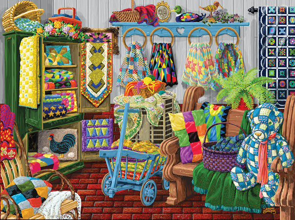 The Quilt Fair - 1000 Piece Jigsaw Puzzle
