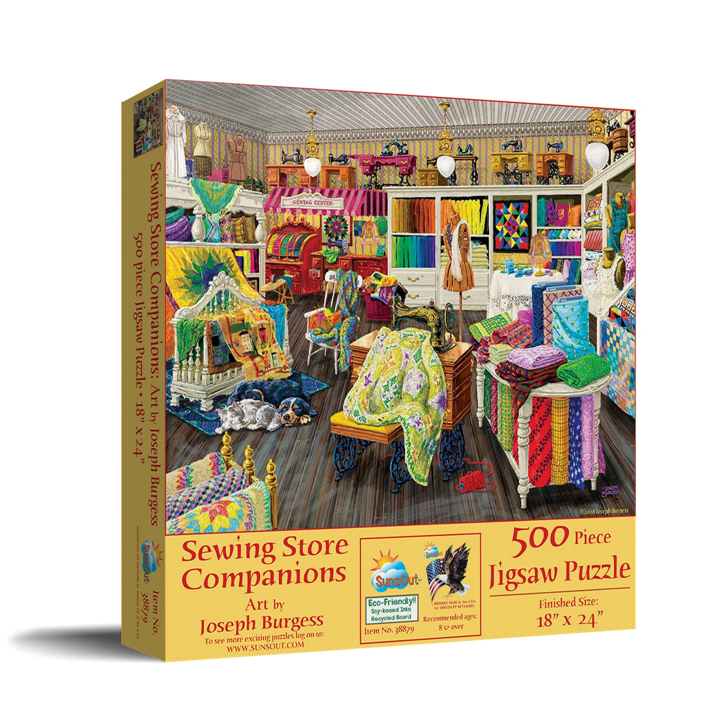 Sewing Store Companions - 500 Piece Jigsaw Puzzle