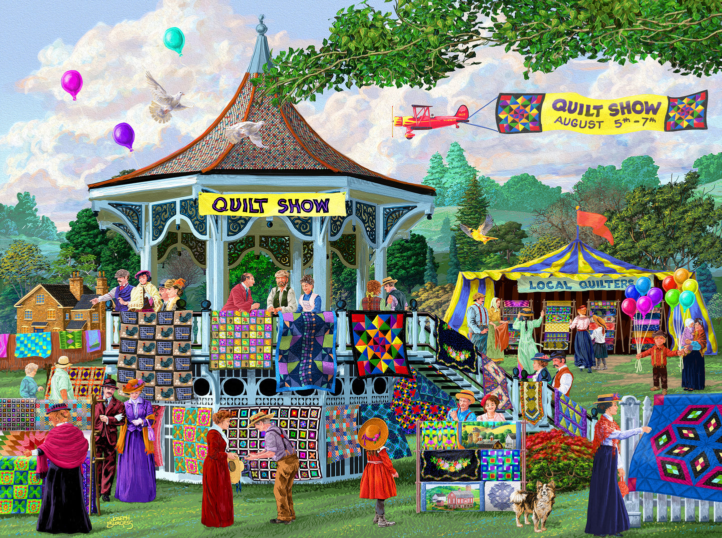 Summer Quilt Show - 1000 Piece Jigsaw Puzzle