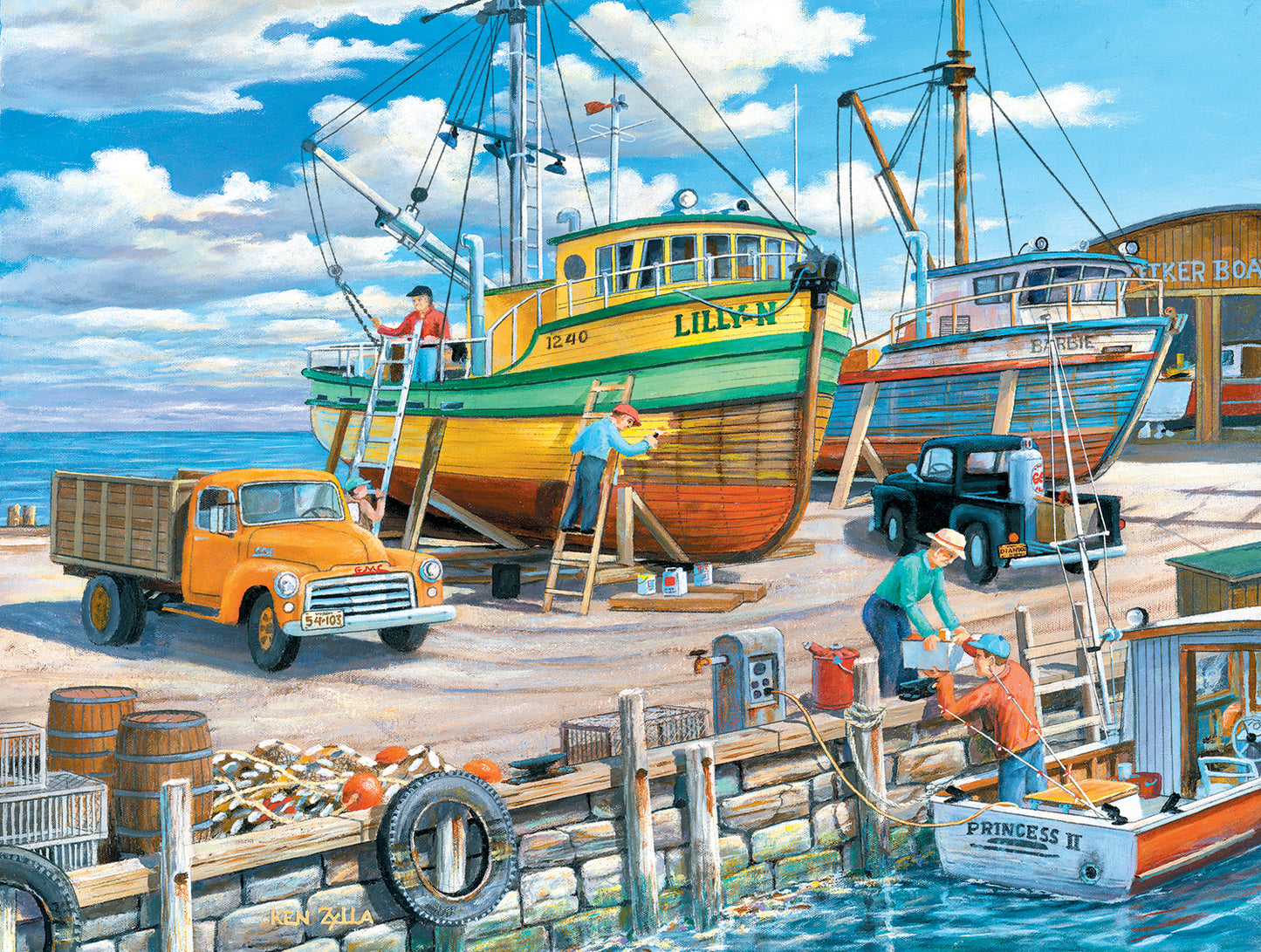 Sisters of the Sea - 500 Piece Jigsaw Puzzle