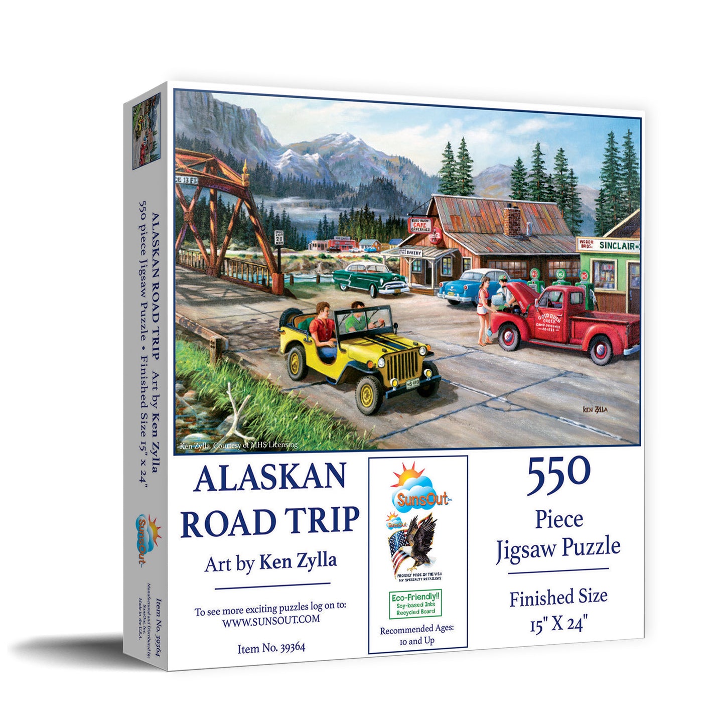 Alaskan Road Trip 550 - 550 Piece Jigsaw Puzzle