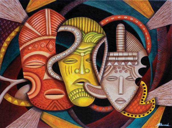 Society Masks - 1000 Piece Jigsaw Puzzle