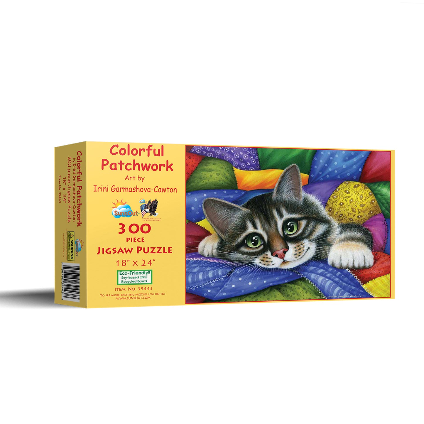 Colorful Patchwork - 300 Piece Jigsaw Puzzle