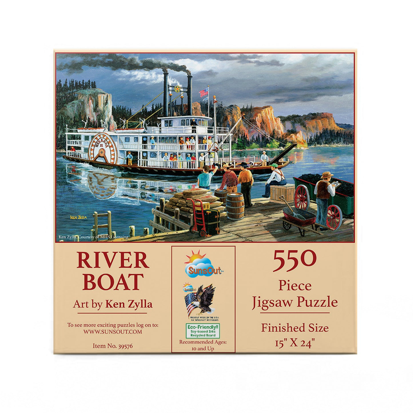 Riverboat 550 - 550 Piece Jigsaw Puzzle