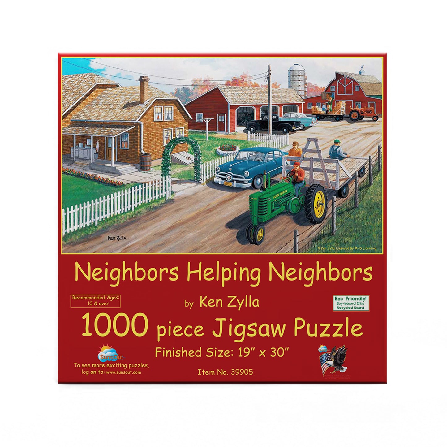 Neighbors Helping Neighbors - 1000 - 1000 Piece Jigsaw Puzzle