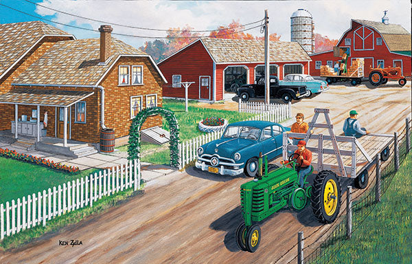 Neighbors Helping Neighbors - 1000 - 1000 Piece Jigsaw Puzzle
