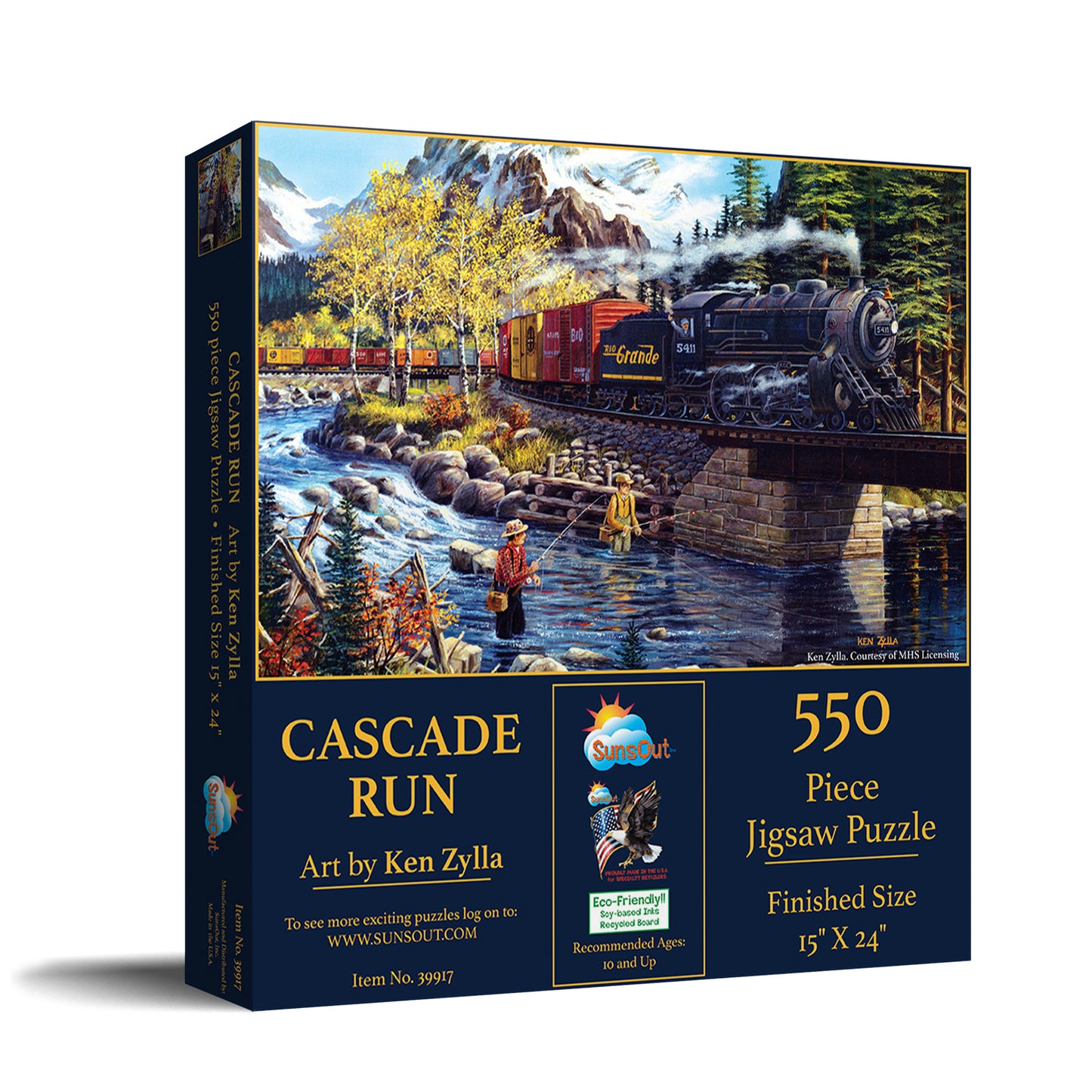 Cascade Run - 550 Piece Jigsaw Puzzle