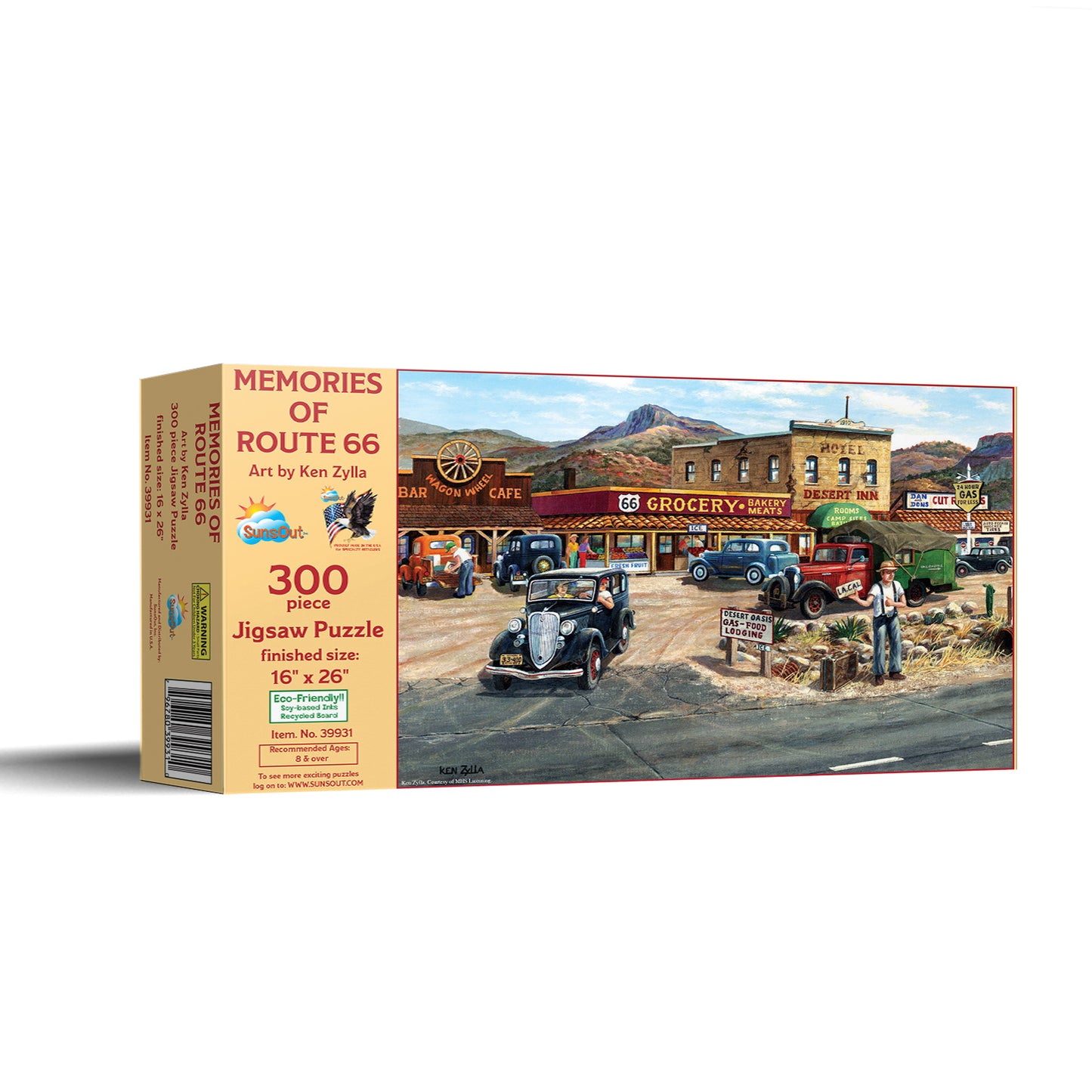 Memories of Route 66 - 300 Piece Jigsaw Puzzle