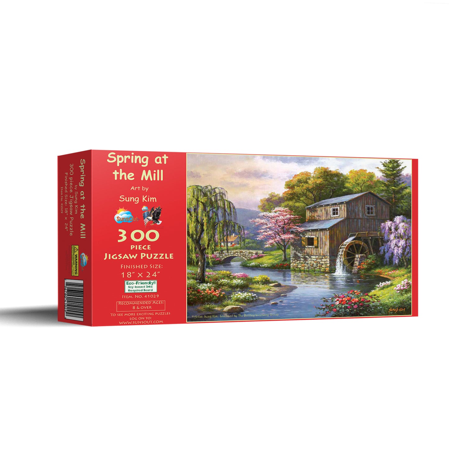 Spring at the Mill - 300 Piece Jigsaw Puzzle