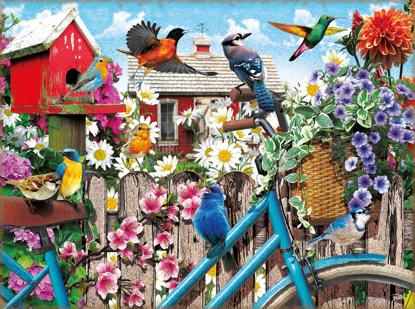 Gathering for Spring - 1000 Piece Jigsaw Puzzle