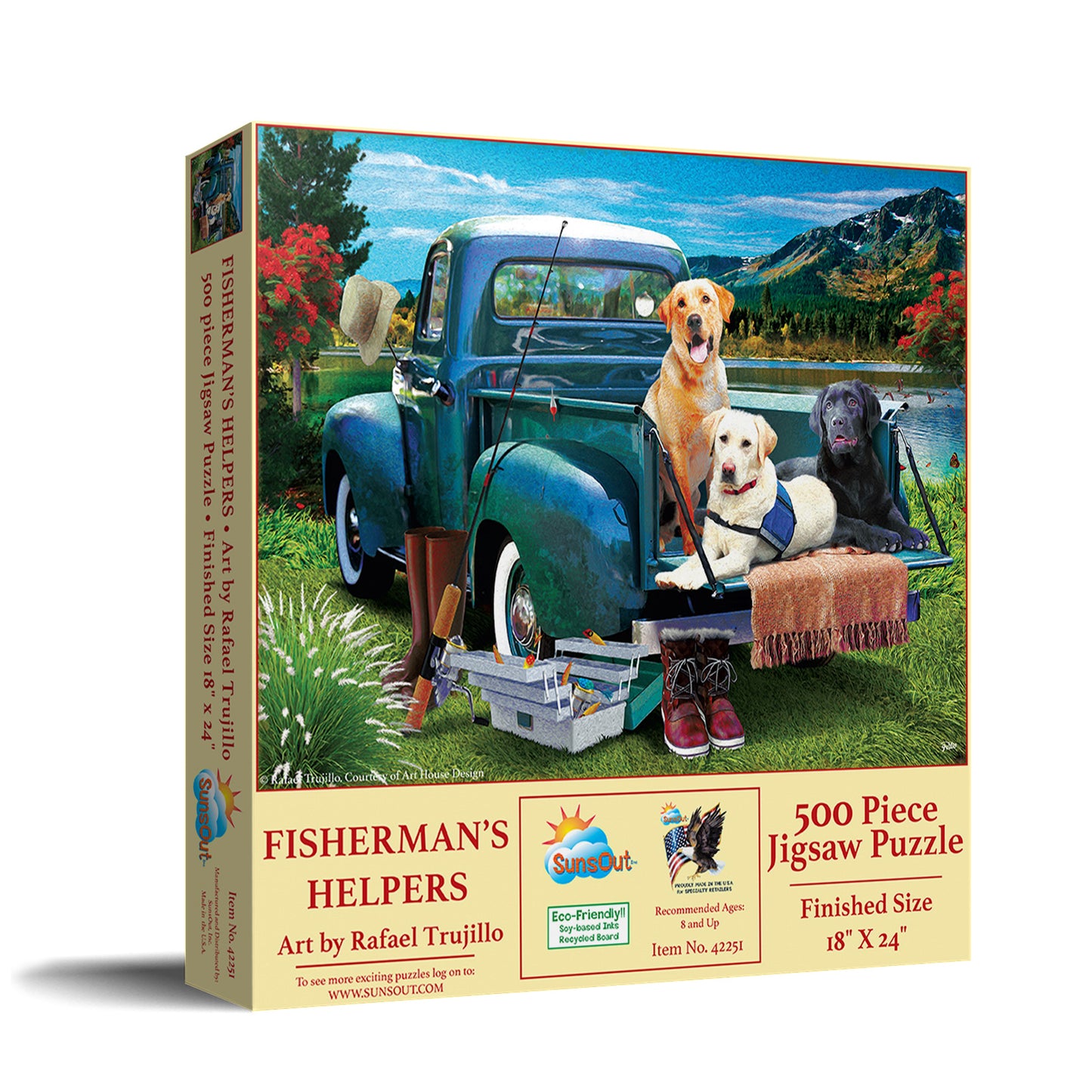 Fisherman's Helpers - 500 Piece Jigsaw Puzzle