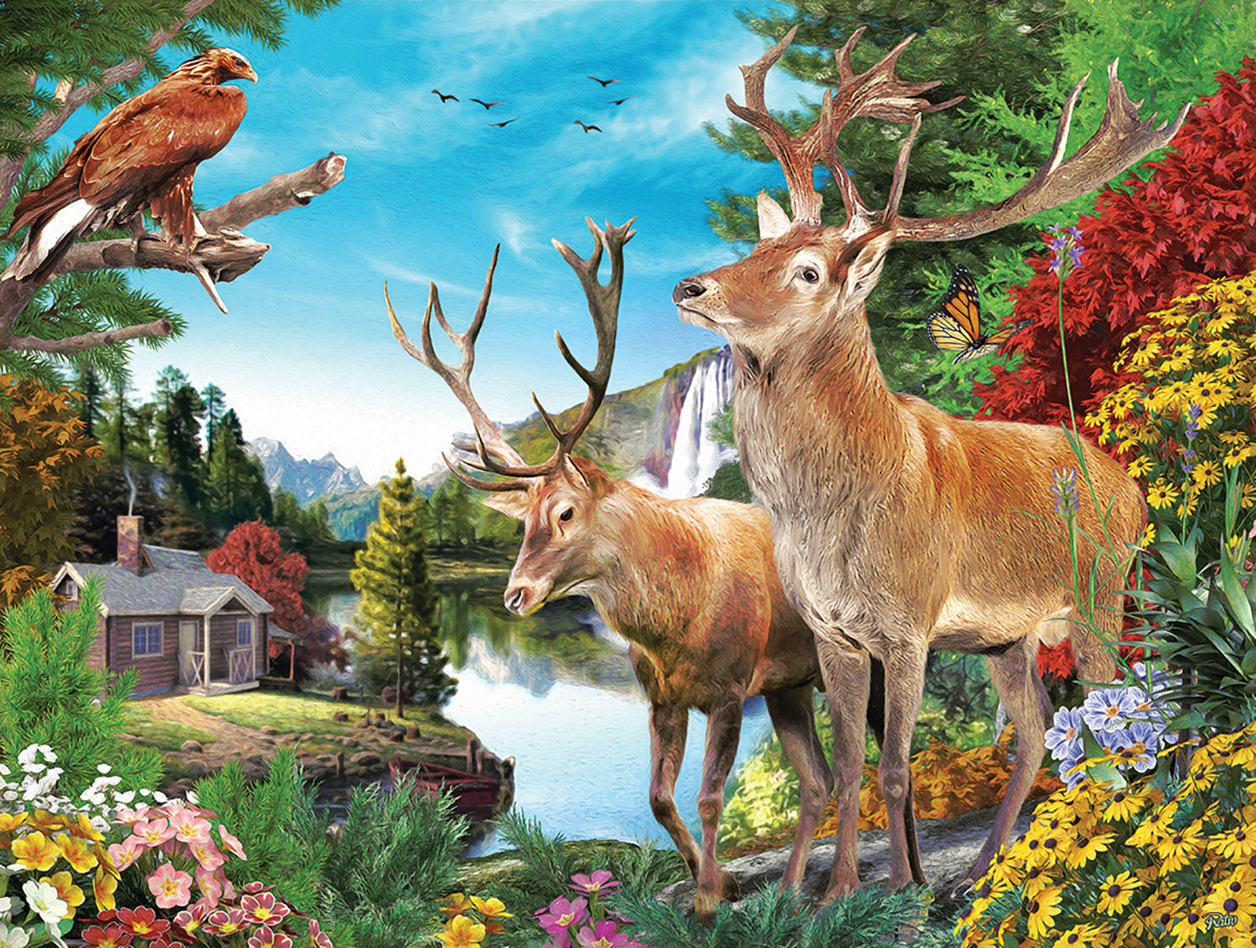Summer Pond - 500 Piece Jigsaw Puzzle