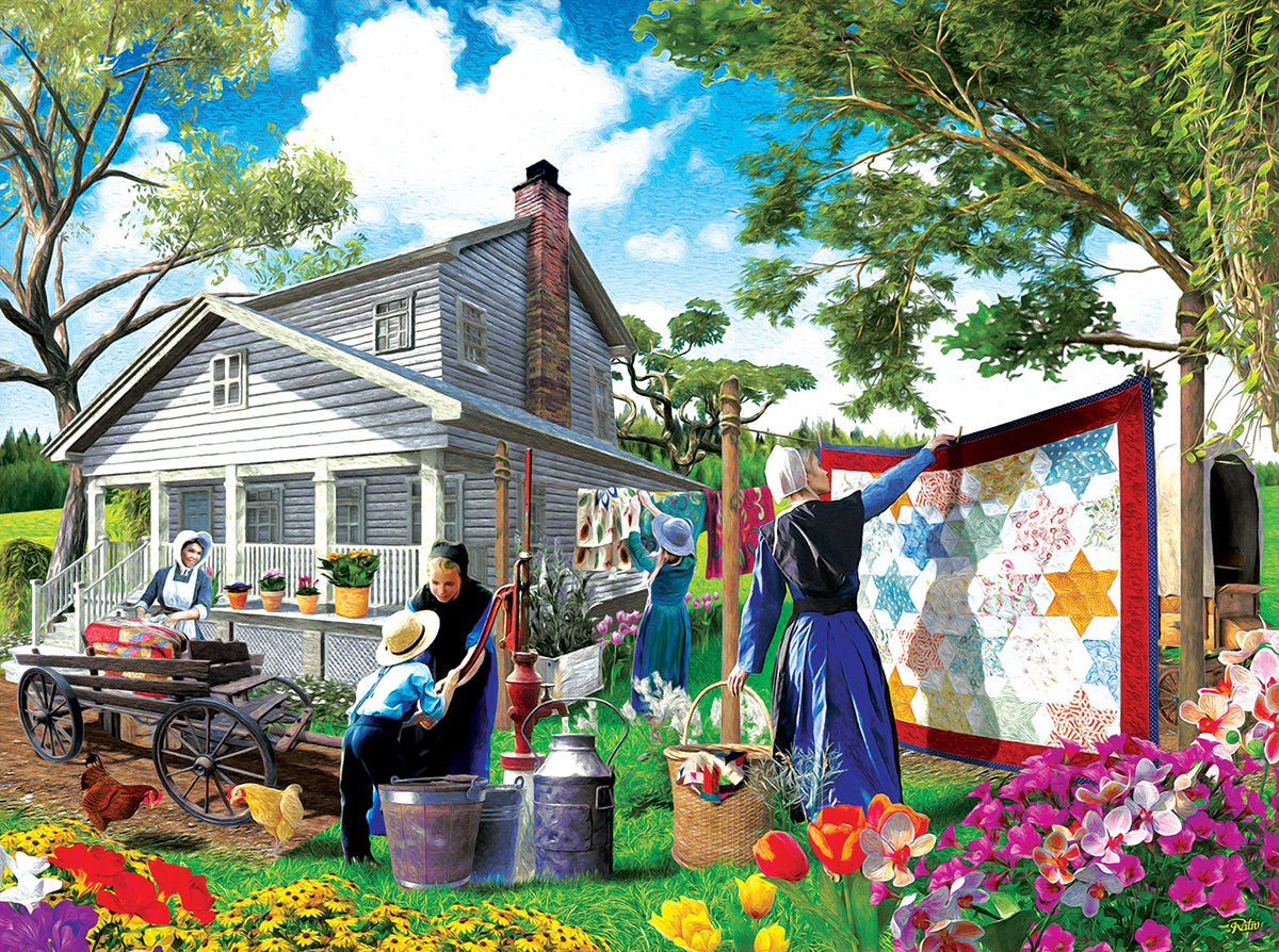 Afternoon Chores - 1000 Piece Jigsaw Puzzle