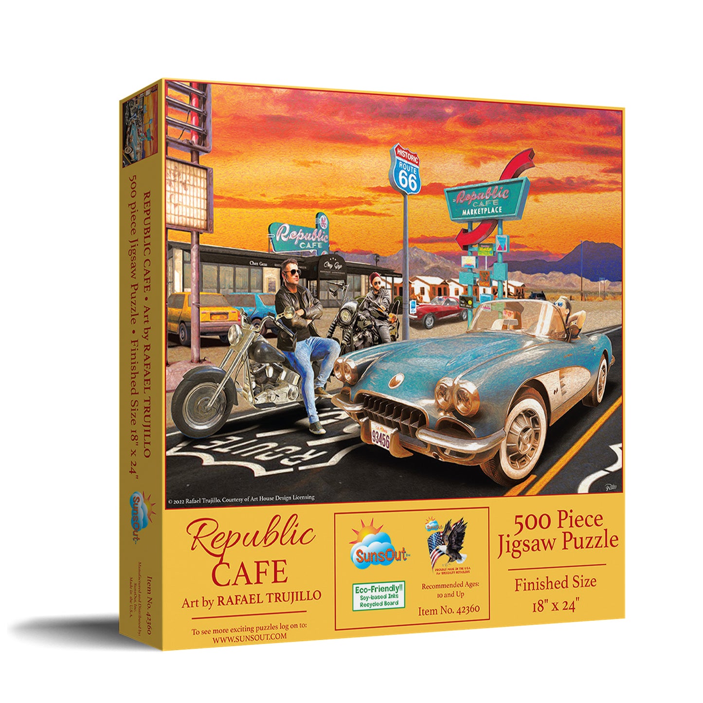 Republic Cafe - 500 Piece Jigsaw Puzzle