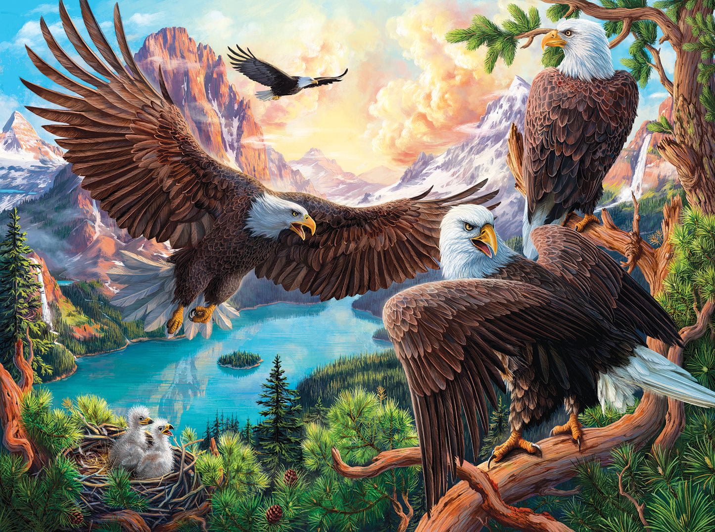 Eagle Dance - 1000 Piece Jigsaw Puzzle