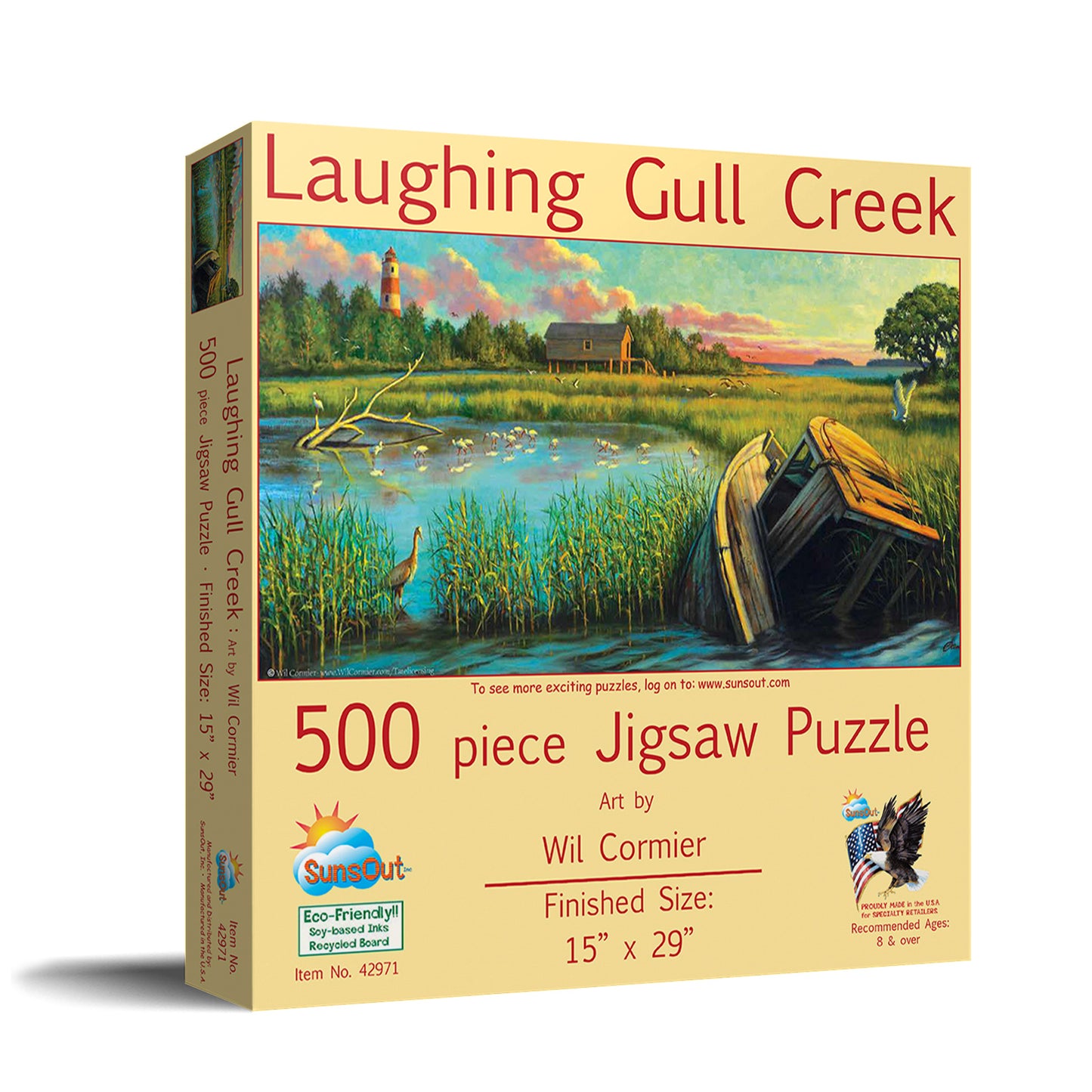 Laughing Gull Creek - 500 Piece Jigsaw Puzzle