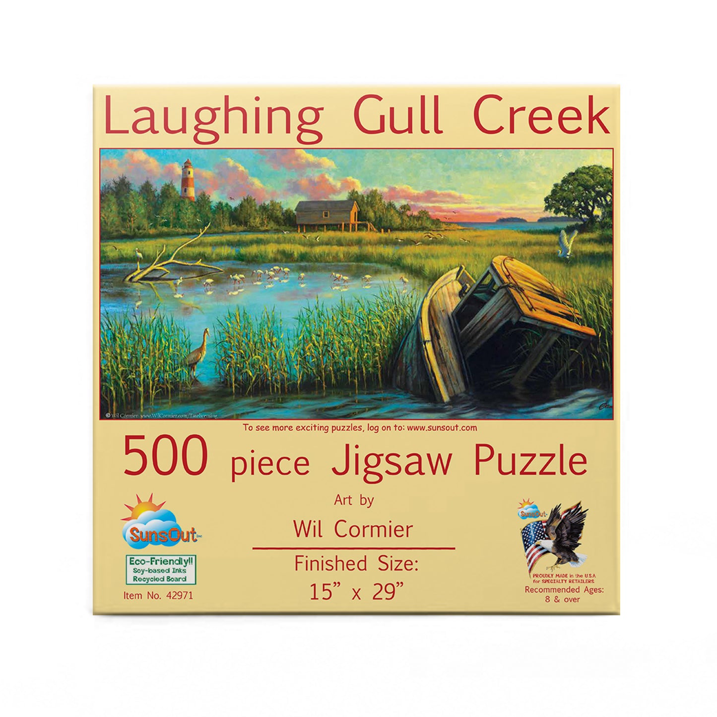 Laughing Gull Creek - 500 Piece Jigsaw Puzzle