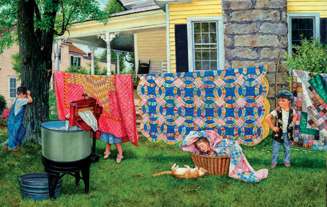 Hide N Quilt - 550 Piece Jigsaw Puzzle