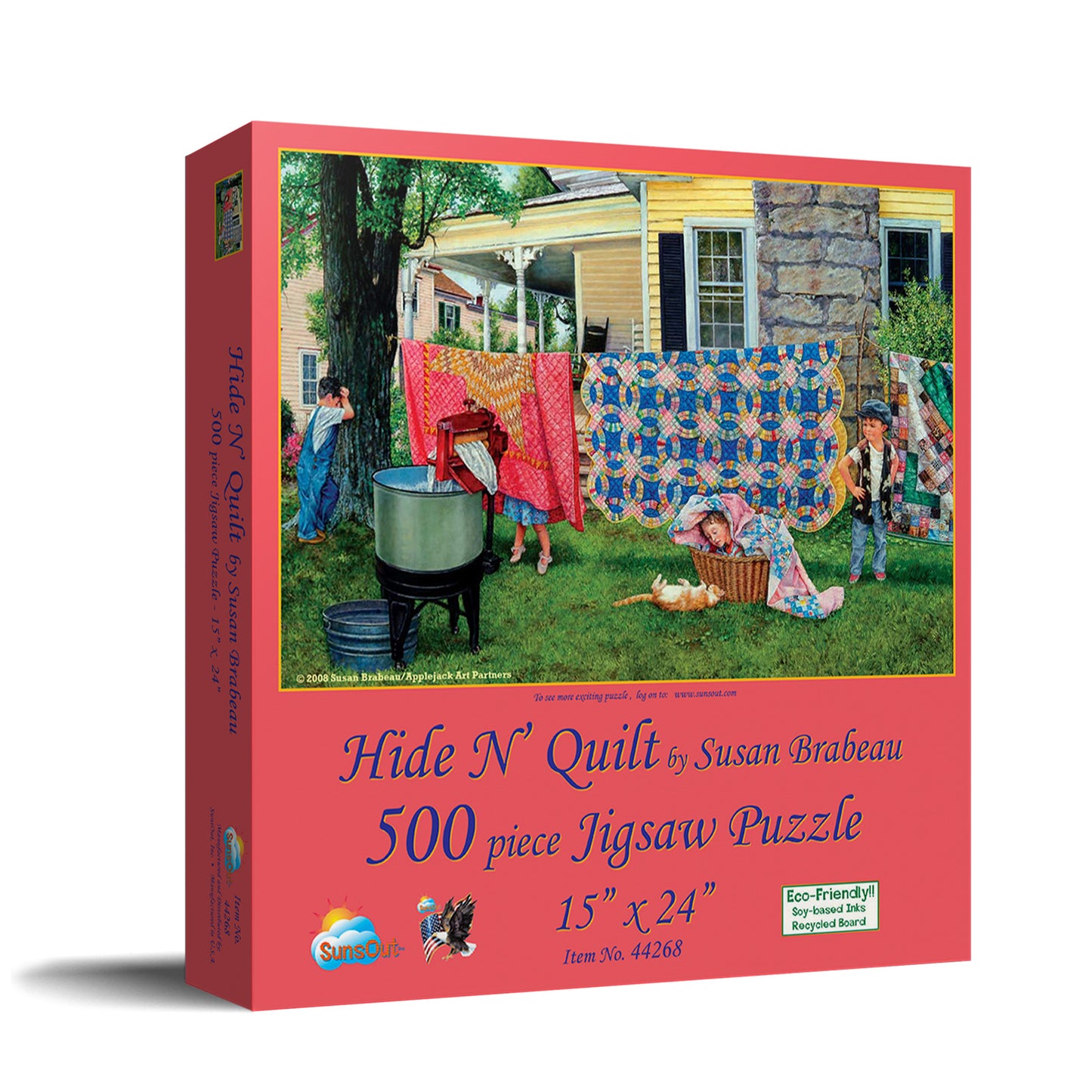 Hide N Quilt - 550 Piece Jigsaw Puzzle