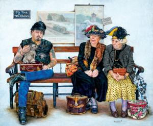 Who Sat Down First? - 1000 Piece Jigsaw Puzzle