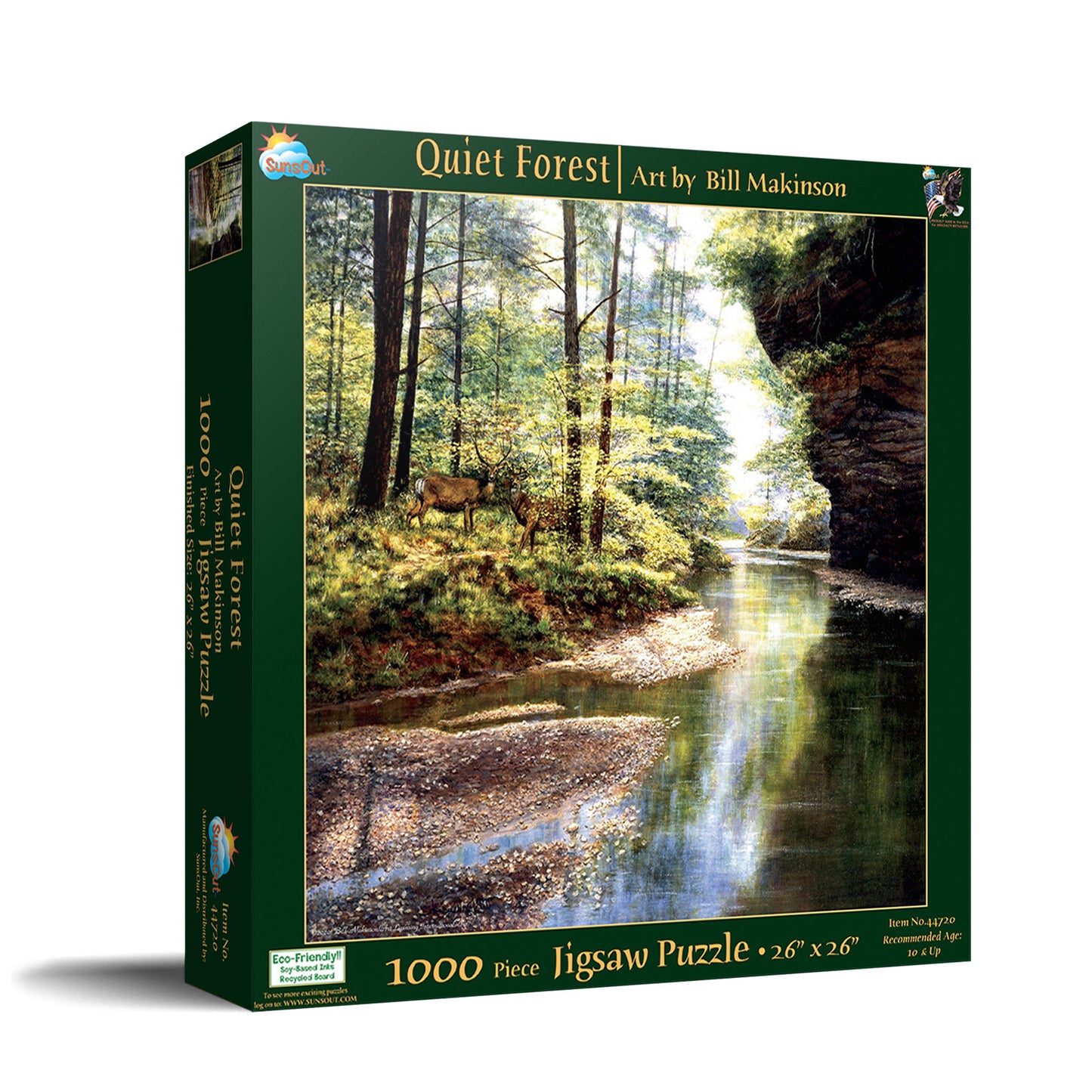 Quiet Forest - 1000 Piece Jigsaw Puzzle