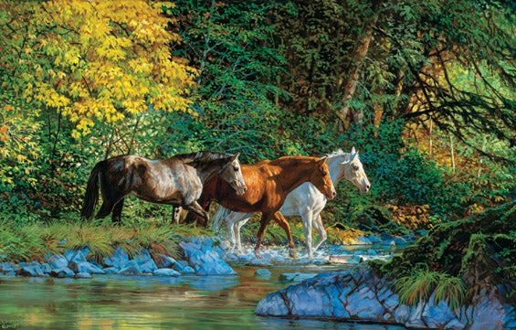 Bear Creek Crossing (16) - 1000 Piece Jigsaw Puzzle