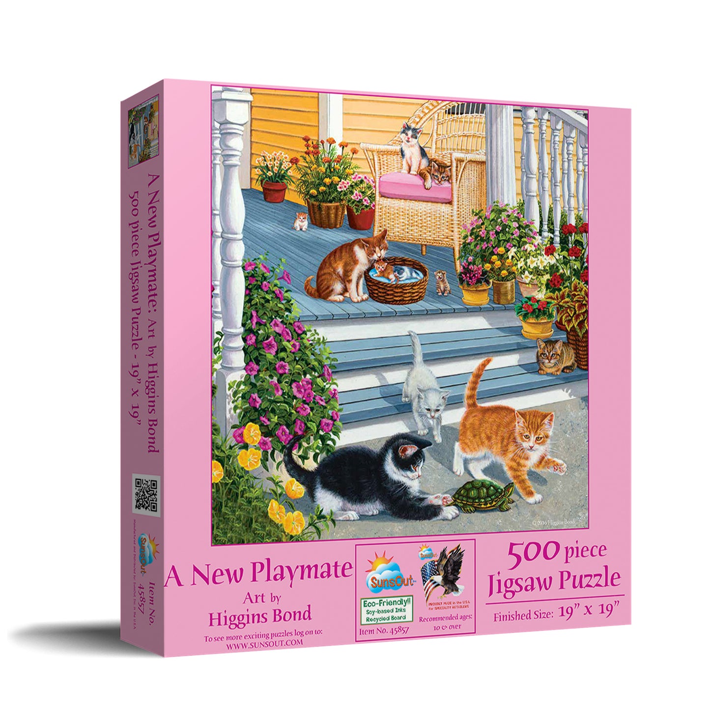 A New Playmate - 500 Piece Jigsaw Puzzle