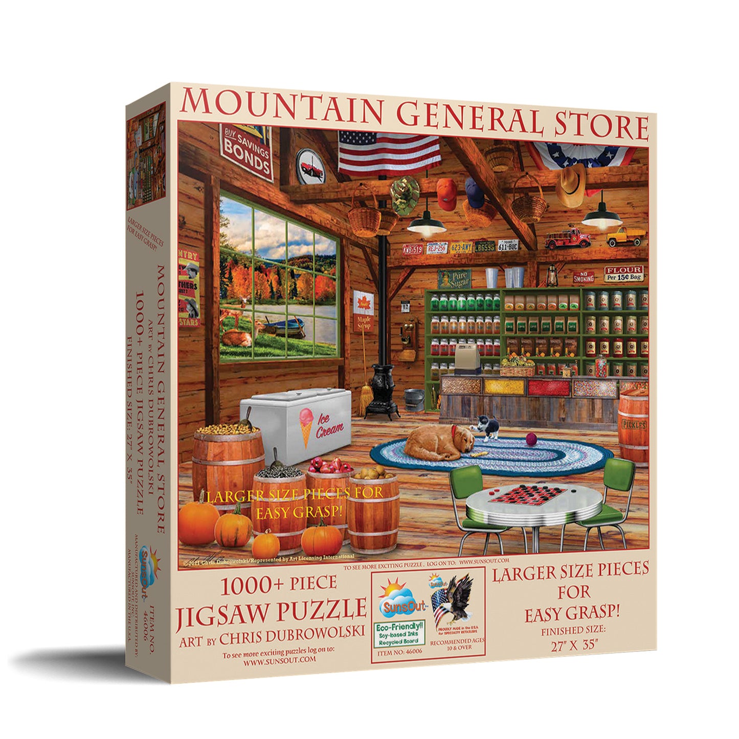 Mountain General Store - 1000 Large Piece Jigsaw Puzzle