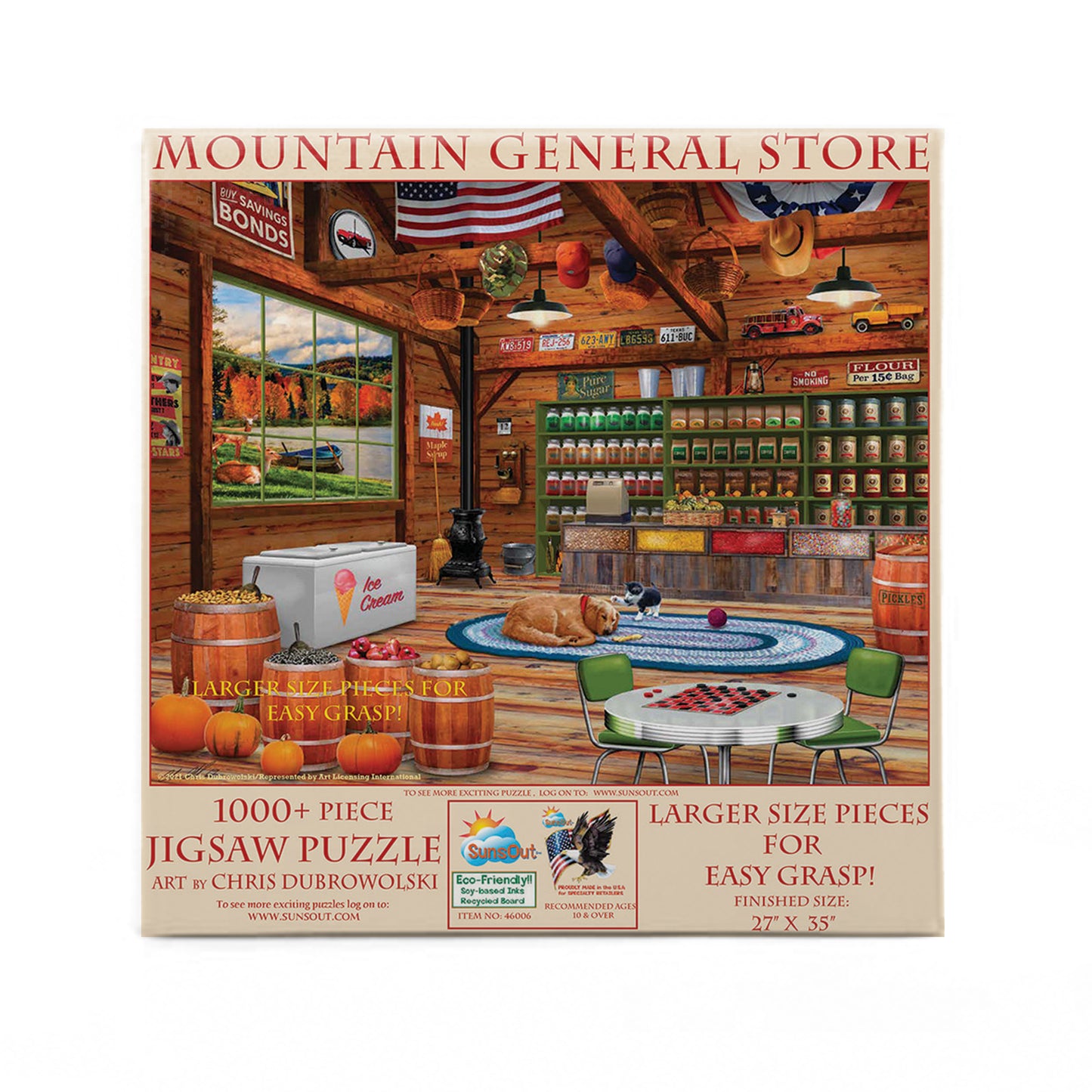 Mountain General Store - 1000 Large Piece Jigsaw Puzzle