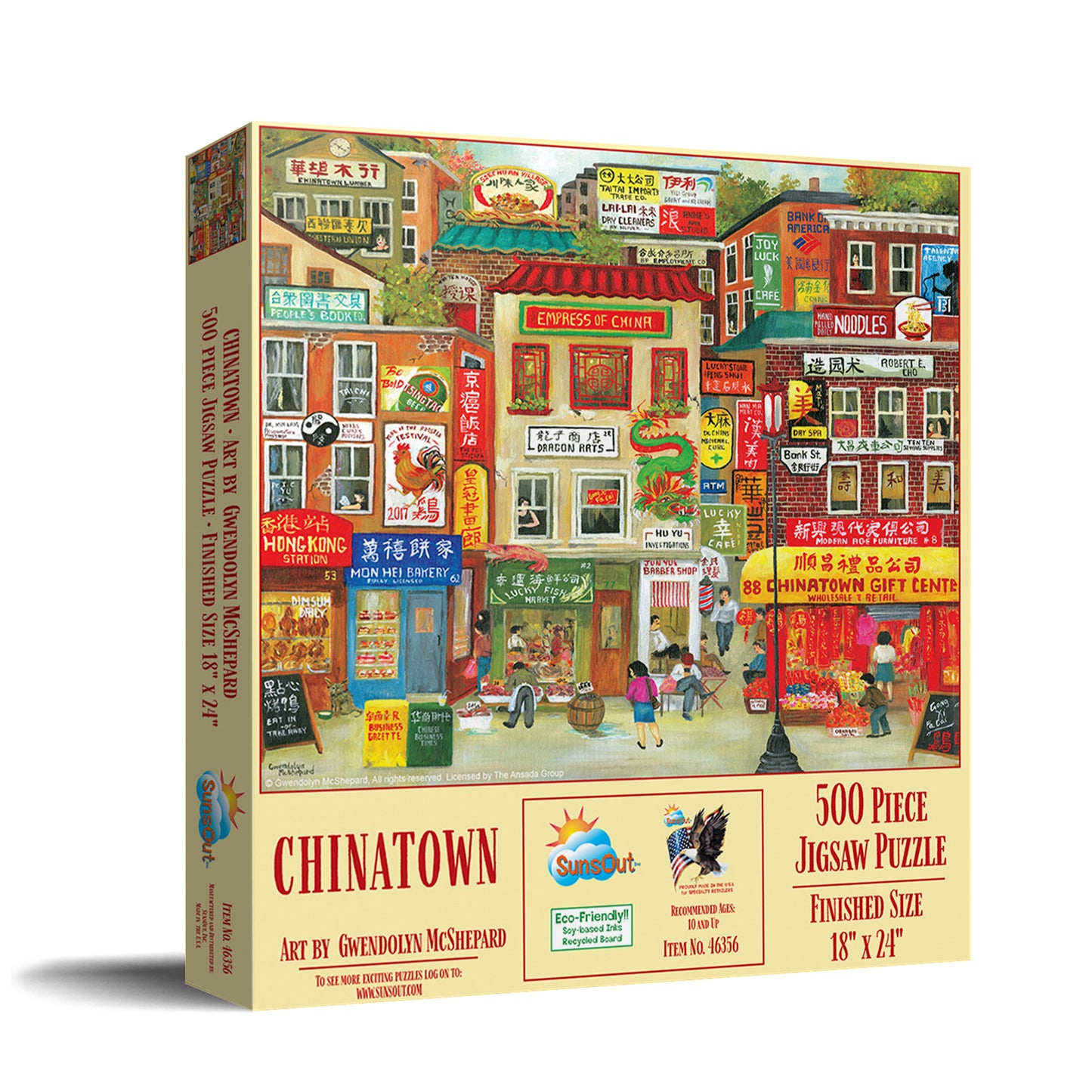 Chinatown - 500 Piece Jigsaw Puzzle