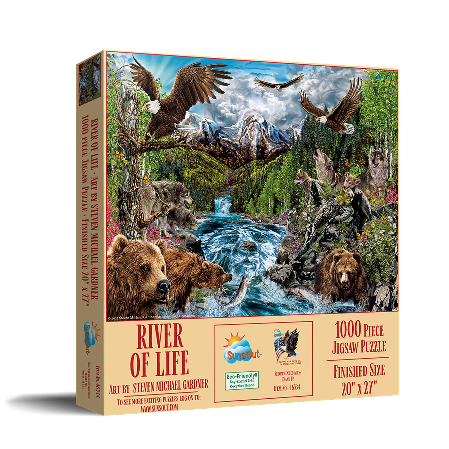 River of Life - 1000 pc - 1000 Piece Jigsaw Puzzle