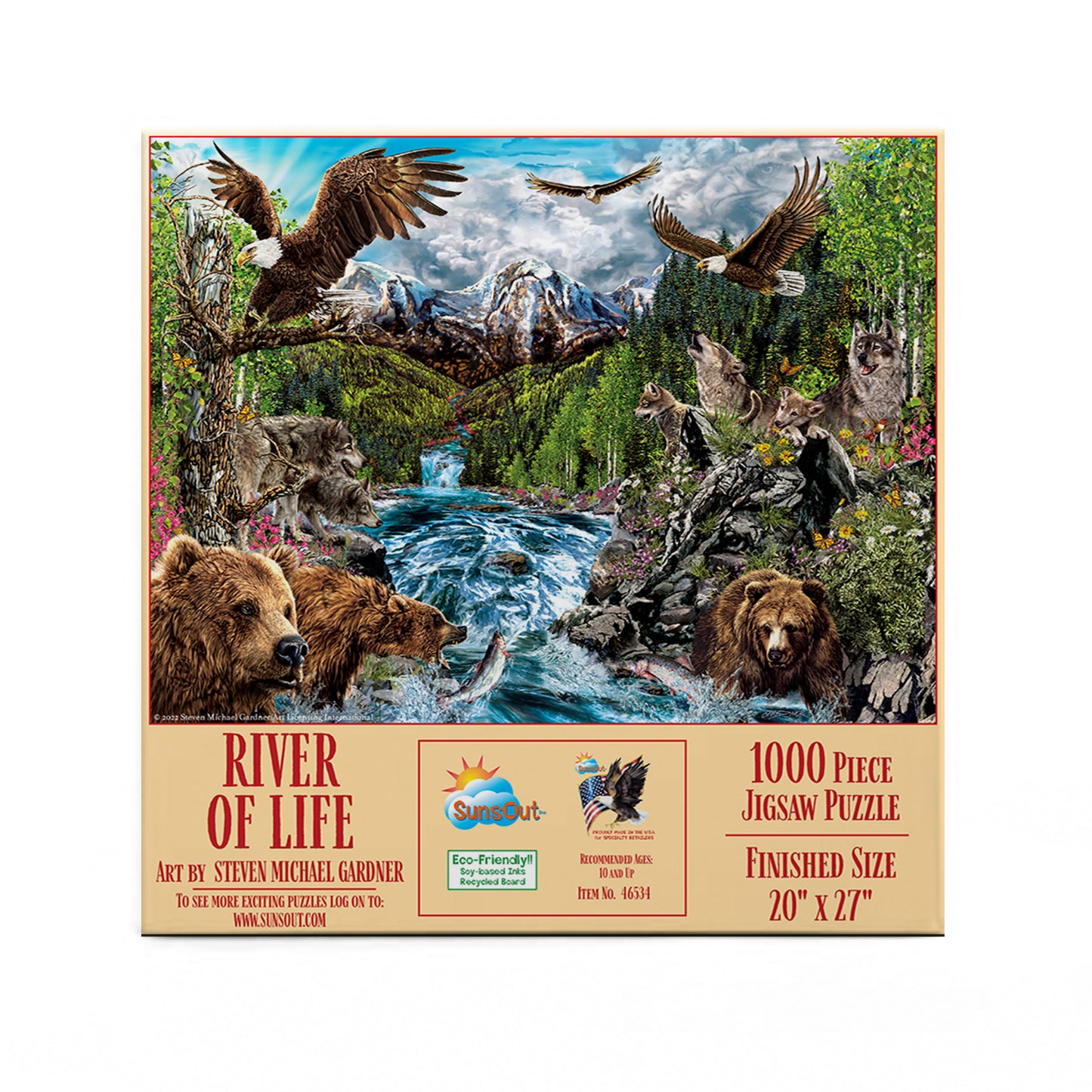River of Life - 1000 pc - 1000 Piece Jigsaw Puzzle