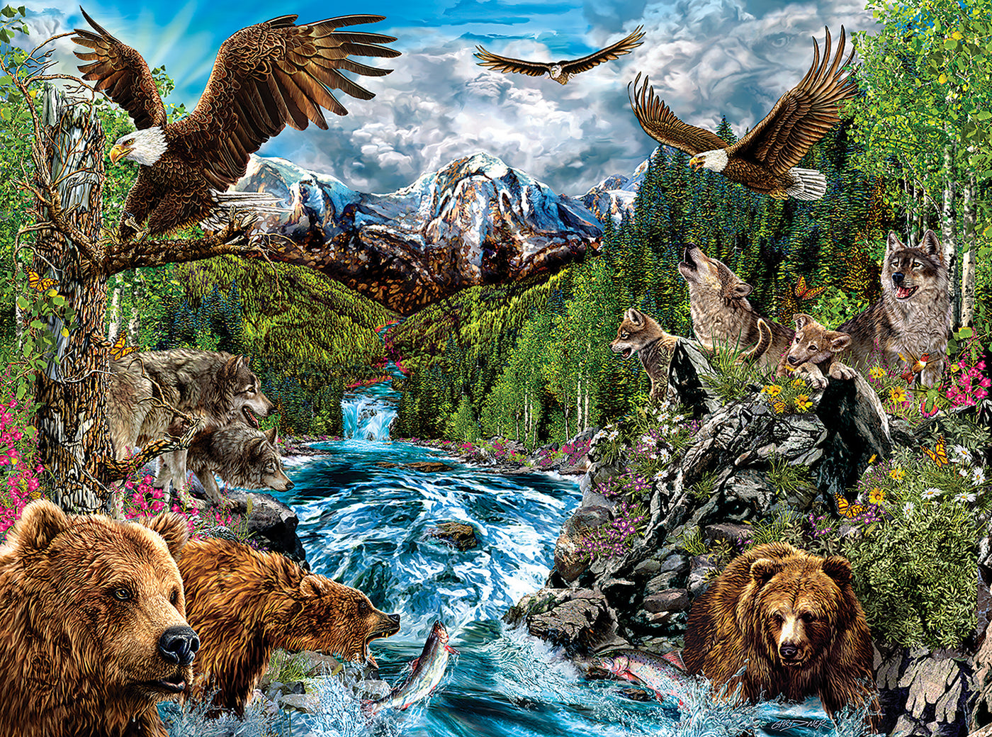 River of Life - 1000 pc - 1000 Piece Jigsaw Puzzle