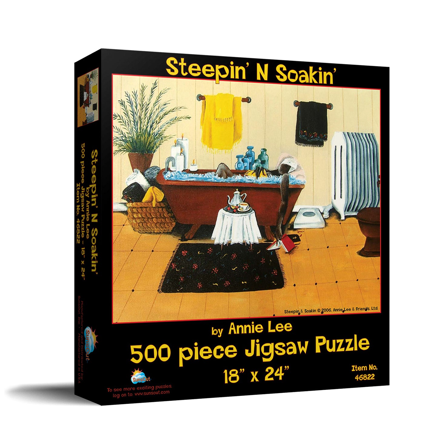 Steepin N Soakin - 500 Piece Jigsaw Puzzle