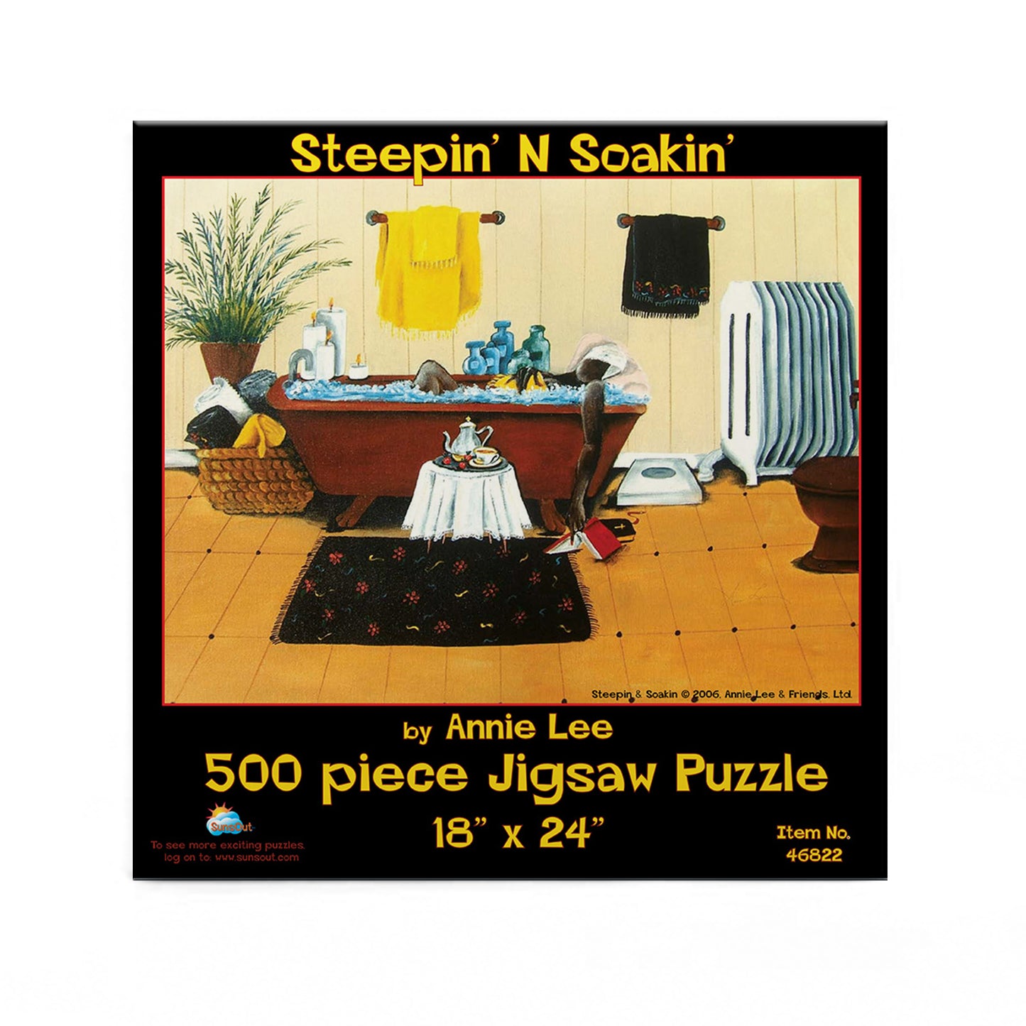 Steepin N Soakin - 500 Piece Jigsaw Puzzle