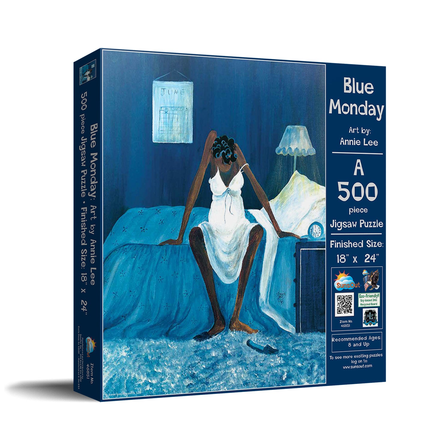 Blue Monday - 500 Piece Jigsaw Puzzle