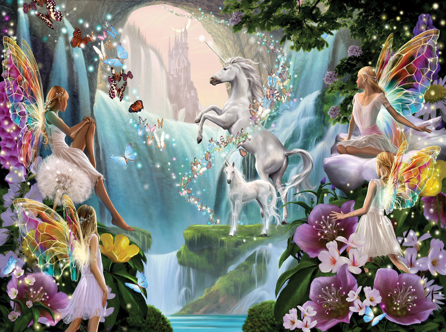 Unicorn and Fairy - 1000 Piece Jigsaw Puzzle