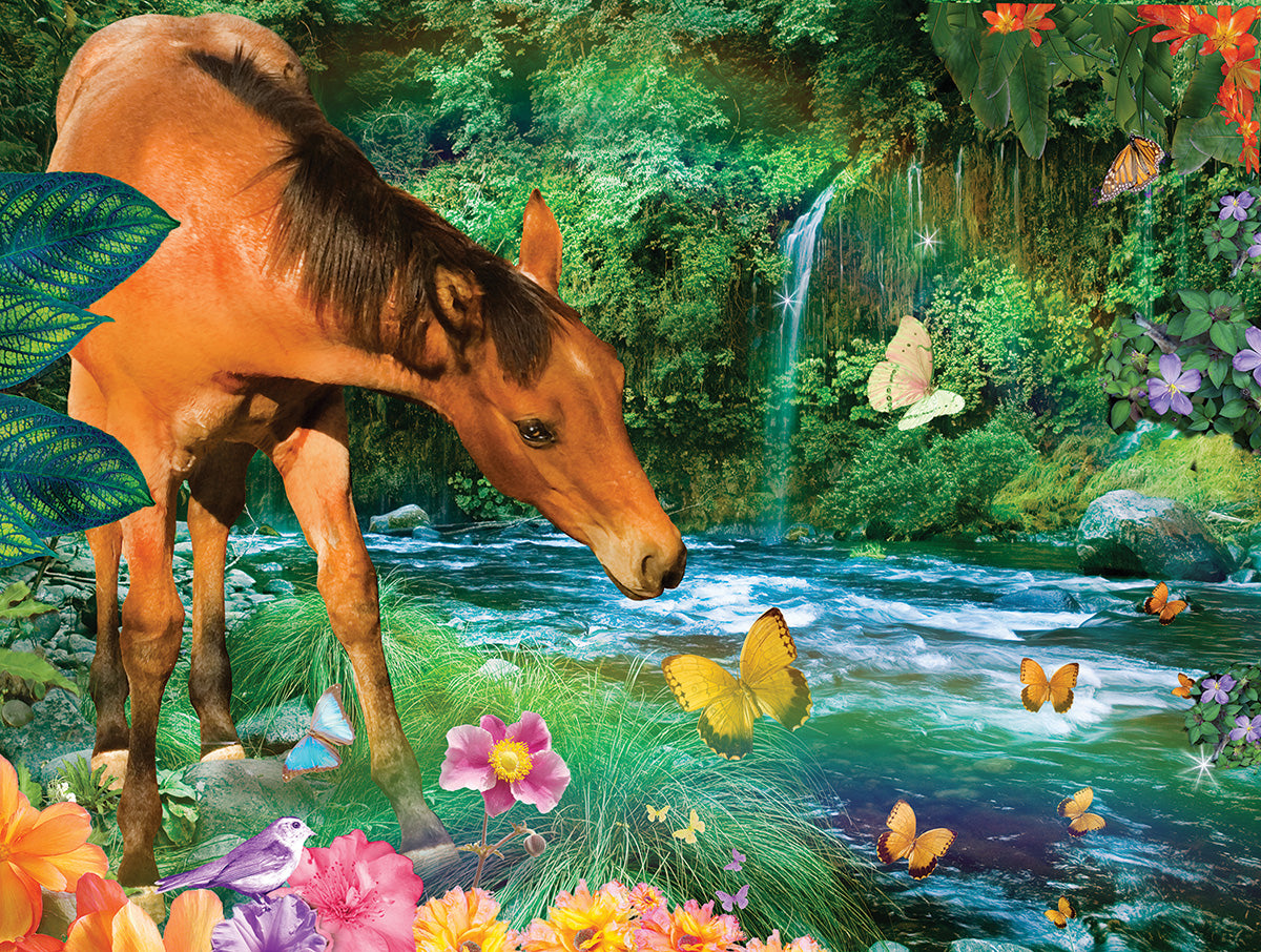 Little Brown Horse - 500 Piece Jigsaw Puzzle
