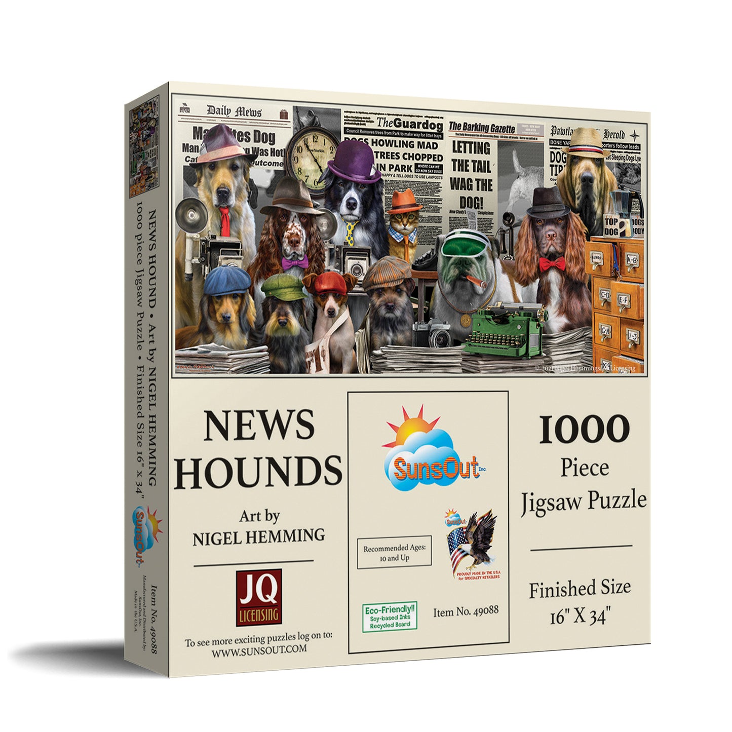 NewsHounds - 1000 Piece Jigsaw Puzzle