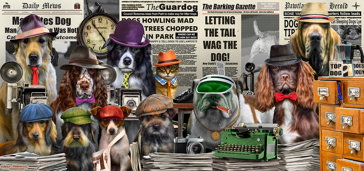 NewsHounds - 1000 Piece Jigsaw Puzzle
