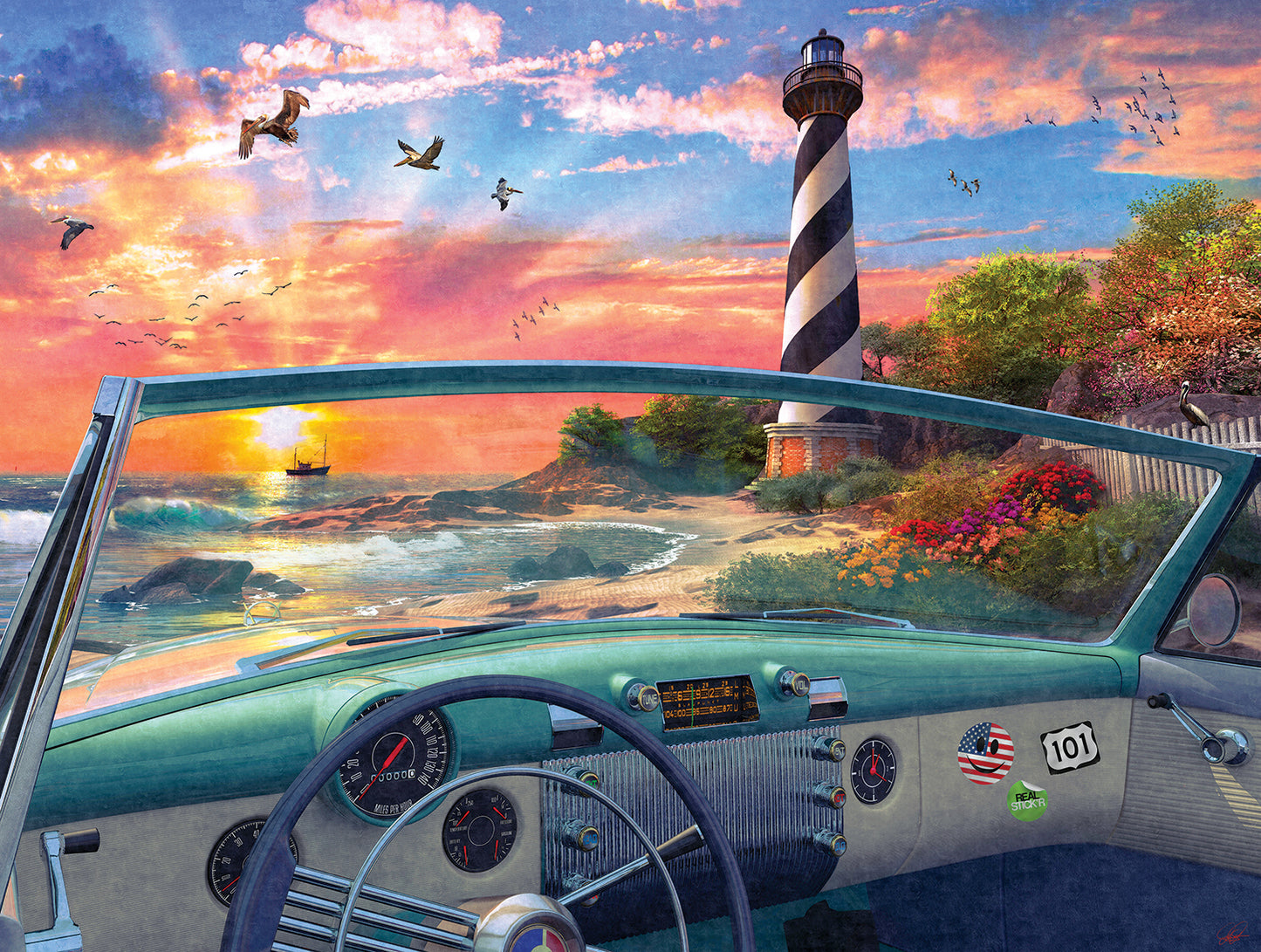 Cape Hatteras Drive - 500 Piece Jigsaw Puzzle