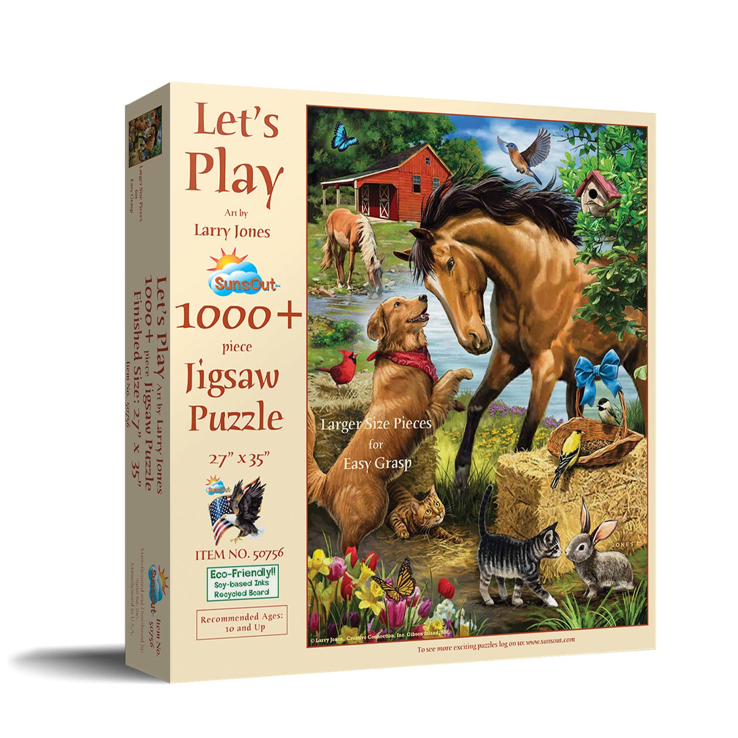 Let's Play - 1000 Large Piece Jigsaw Puzzle