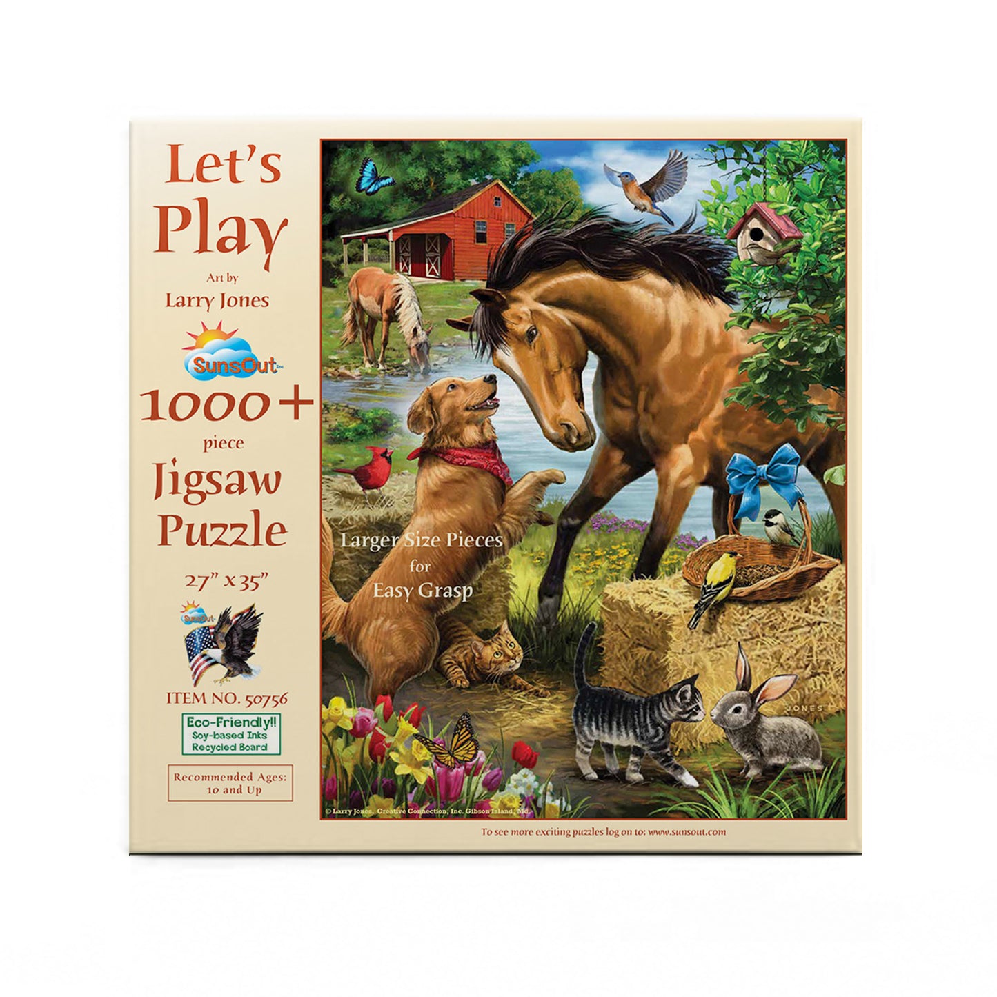 Let's Play - 1000 Large Piece Jigsaw Puzzle
