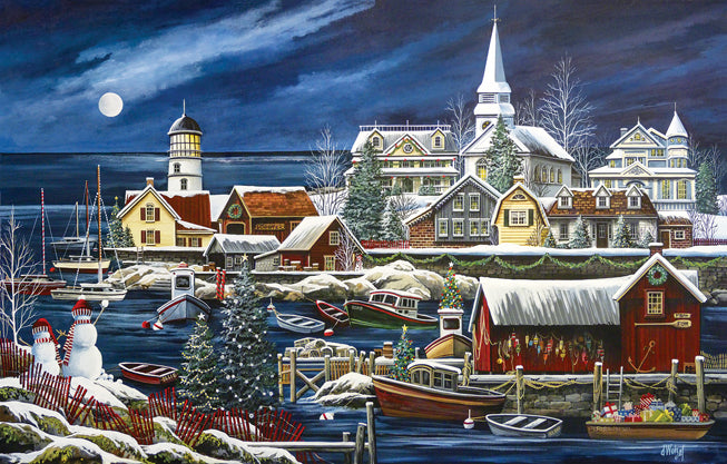 Winter Harbor - 1000 Piece Jigsaw Puzzle